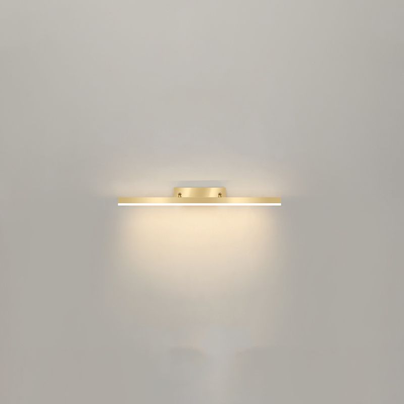 Light Luxury Style Metal Vanity Mirror Light Rectangle Led Vanity Lamp for Shower Room