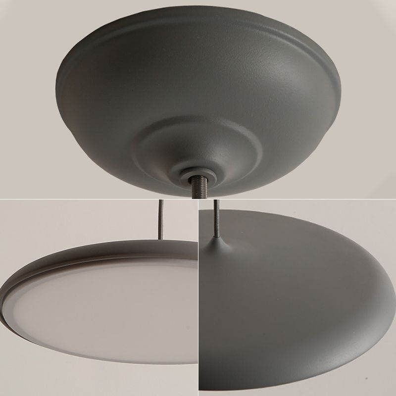 Contemporary Simplicity Farmhouse Ceiling Light with Unique Metal Shade