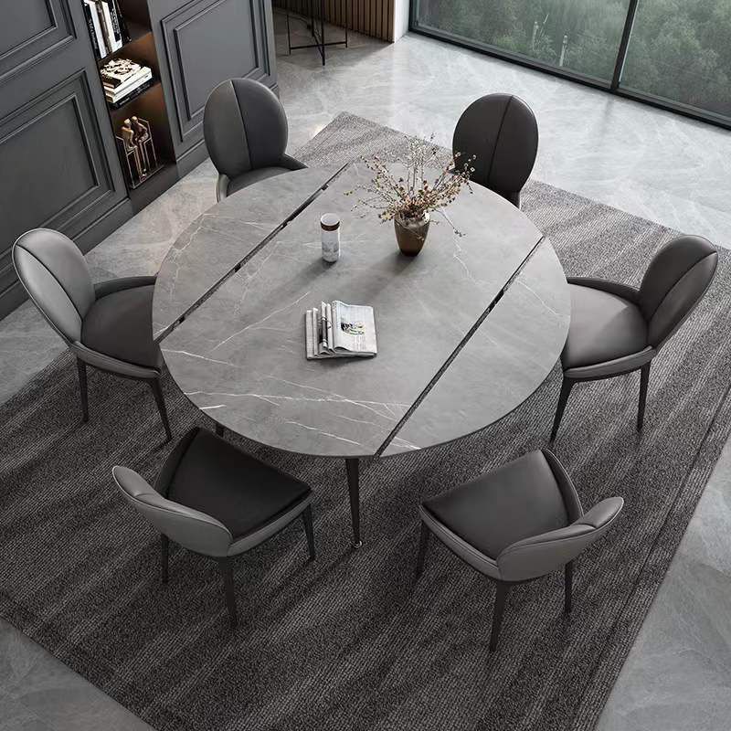 Modern 1/4/7 Pieces Dining Set Sintered Stone Dining Table for Home Use