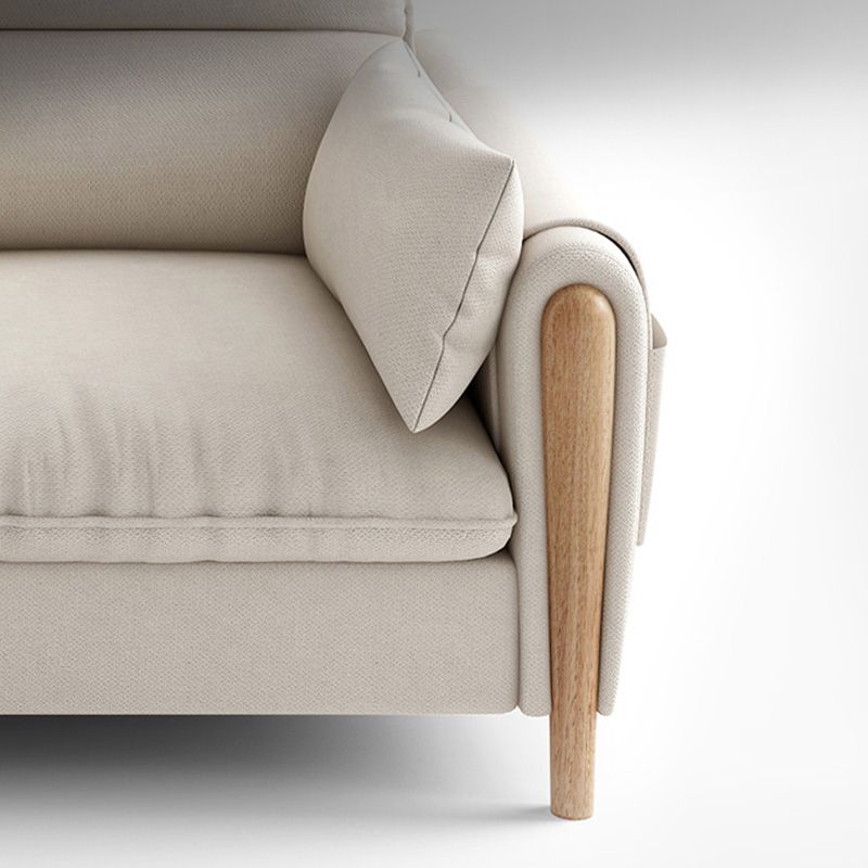 Stationary Living Room Pillow Top Arm Standard Cushions Contemporary Sofa