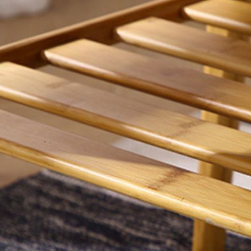 4 Legs 1 Coffee Table Contemporary Wood Coffee Table with Shelf