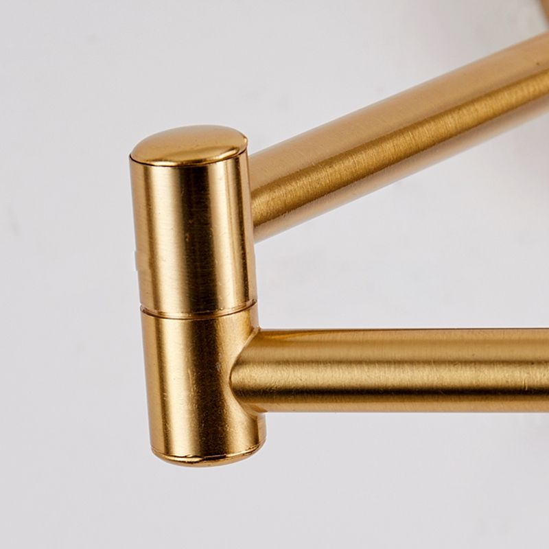 Lámpara de pared ajustable de aluminio electroplacado en la luz de pared cilíndrica de hierro de estilo de lujo moderno