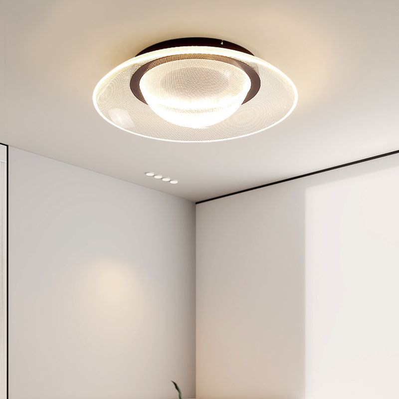Modern Creative Style Flush Mount Acrylic LED Ceiling Light Fixture for Bedroom