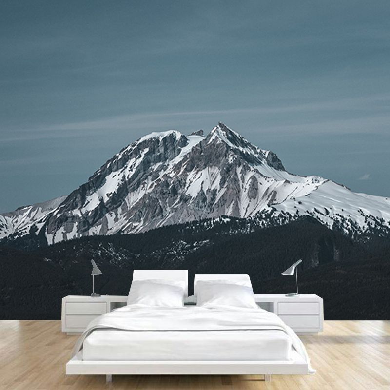 Majestic Mountains Mildew Resistant Wallpaper Photography Sleeping Room Wall Mural