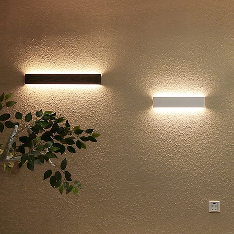 Forme carrée Applexion murale en métal moderne Lumière murale à 1 lumière