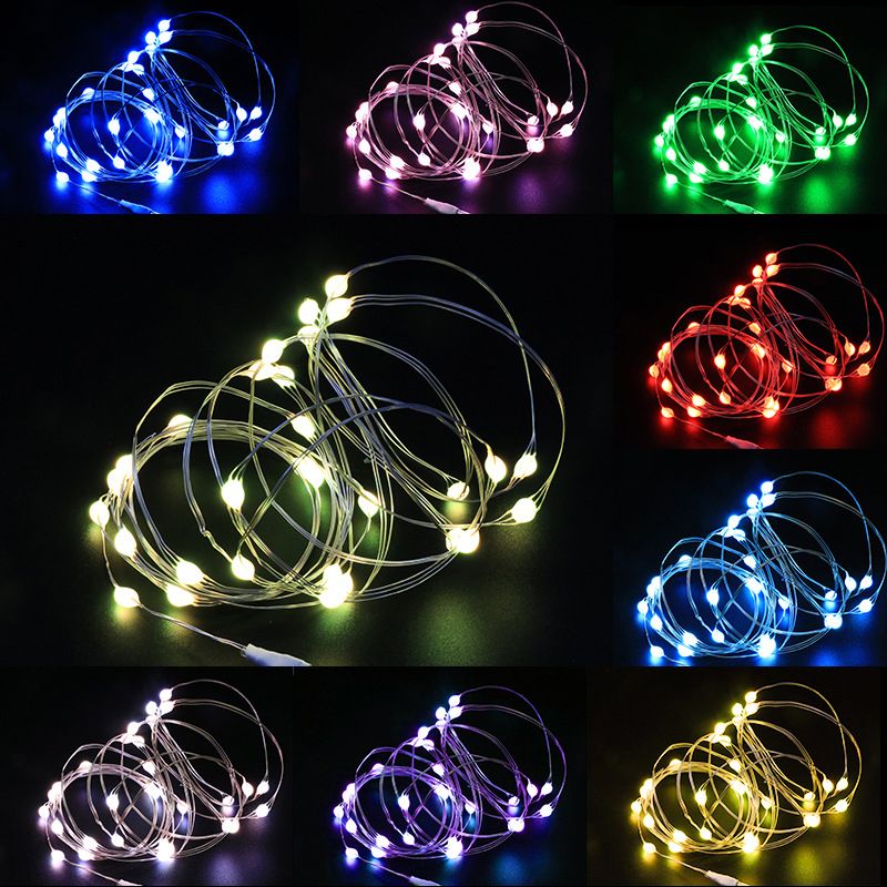 Modern Symphony LED Silver Wire Global Rope Light for Christmas Tree Decorate