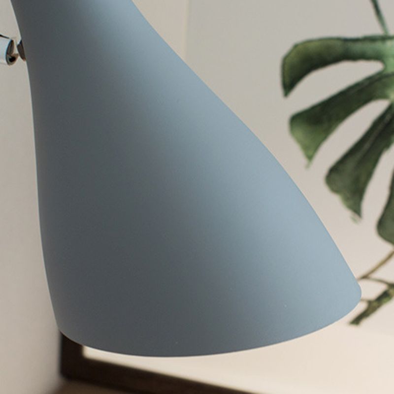 Metal Flared Wall Lighting Modern Style 1 Light Wall Lighting Fixtures