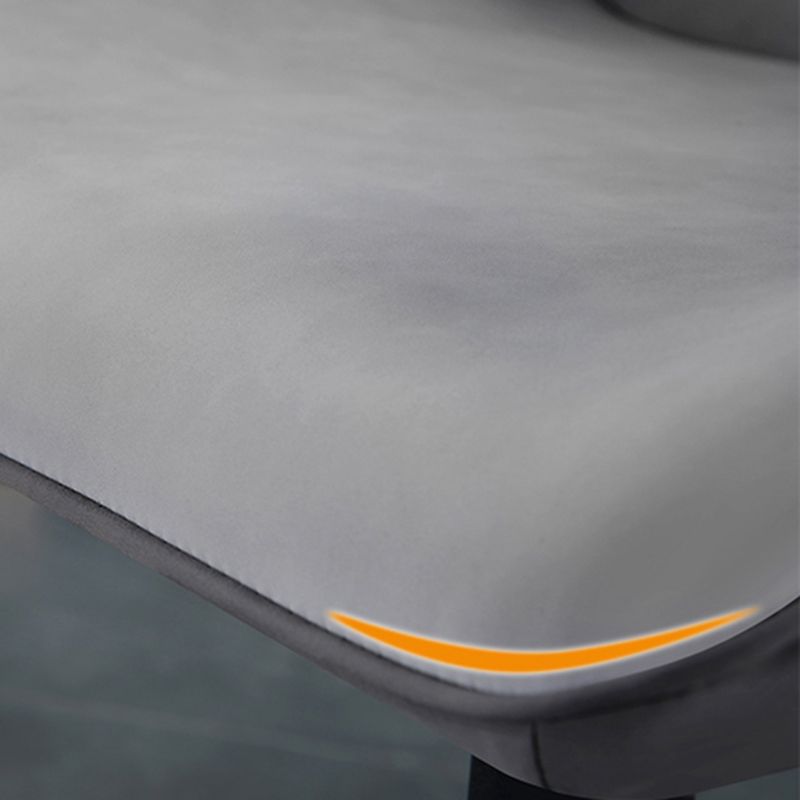 Silla tapizada con respaldo interior contemporáneo del comedor del metal del sillón