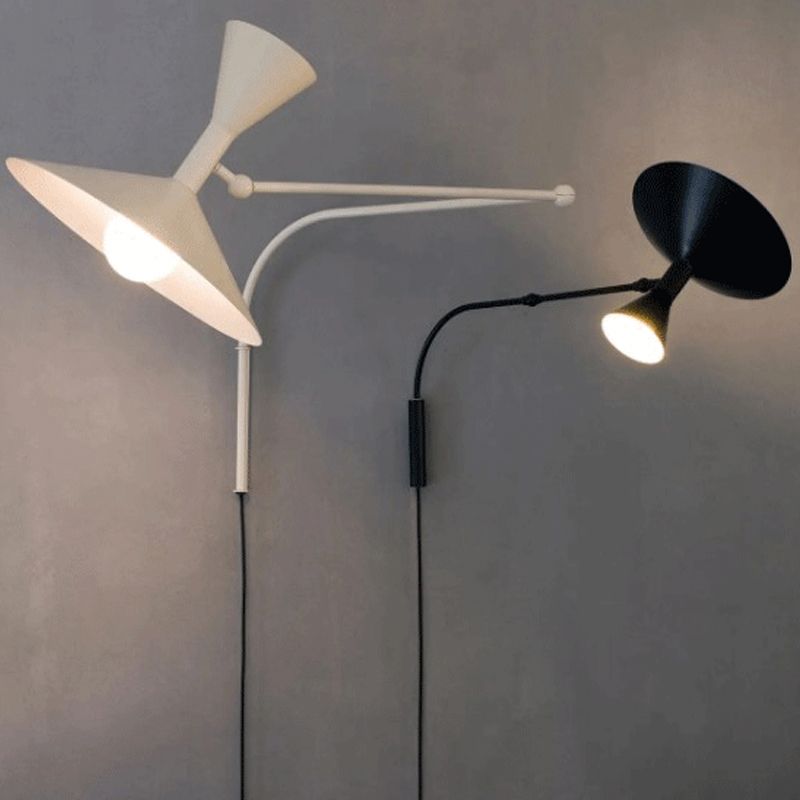 Moderne einfache verstellbare Wandleuchter 2-Bulbs-Wandmontageleuchte für Wohnzimmer