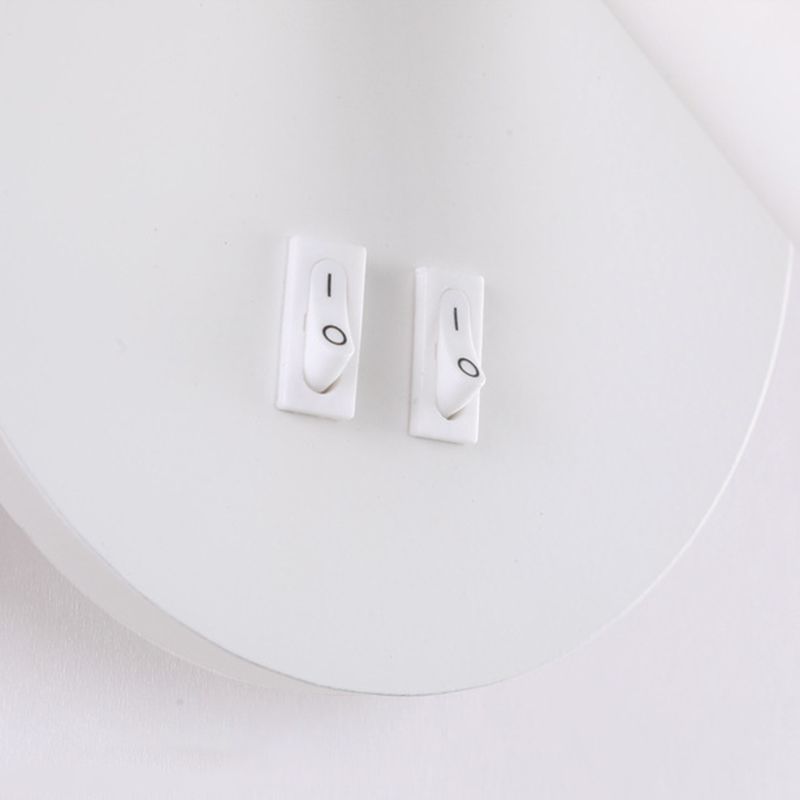 Nordic Style Metal Wall Light Geometry Reading Rotatable LED Wall Lamp for Bedroom