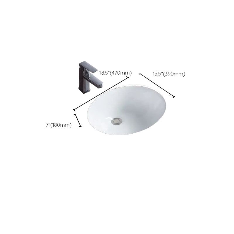 Bathroom Sink Ceramic Rod Handle Faucet Anti-spill Bathroom Sink