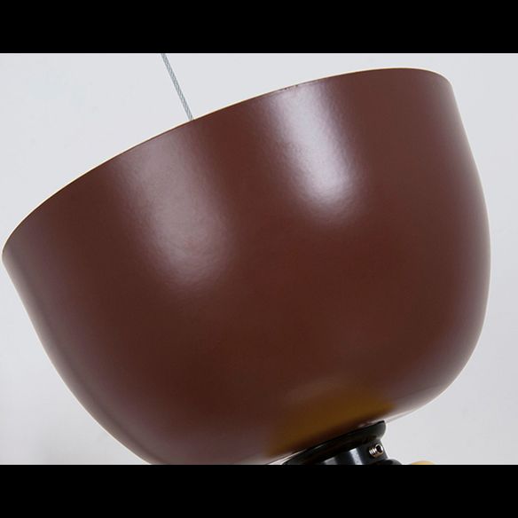 Shaded Hanging Light Fixture Nordic Style Metal Ceiling Pendant Light for Dinning Room