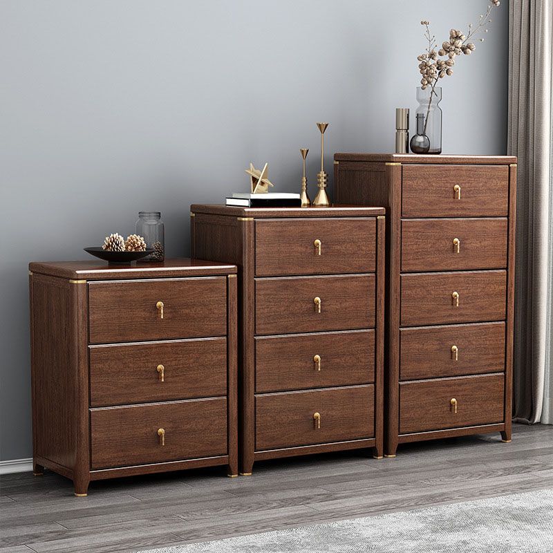 15.6-inch American Traditional Dresser Solid Wood Storage Chest Dresser