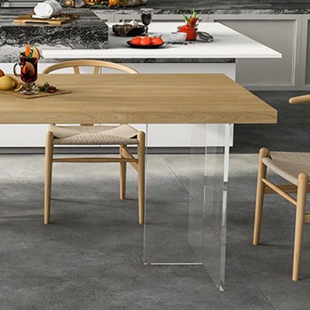 Modern Solid Wood Dining Set 1/2/5 Pieces Dinette Set for Home
