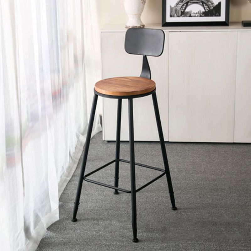 Modern Style Bar Table Set 1/7 Pieces Rectangle Wood Counter Table with Stools