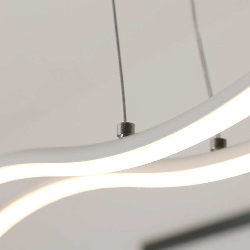 Nordische moderne LED hängende licht schmiedeeiserne Anhängerleuchte für Esszimmer