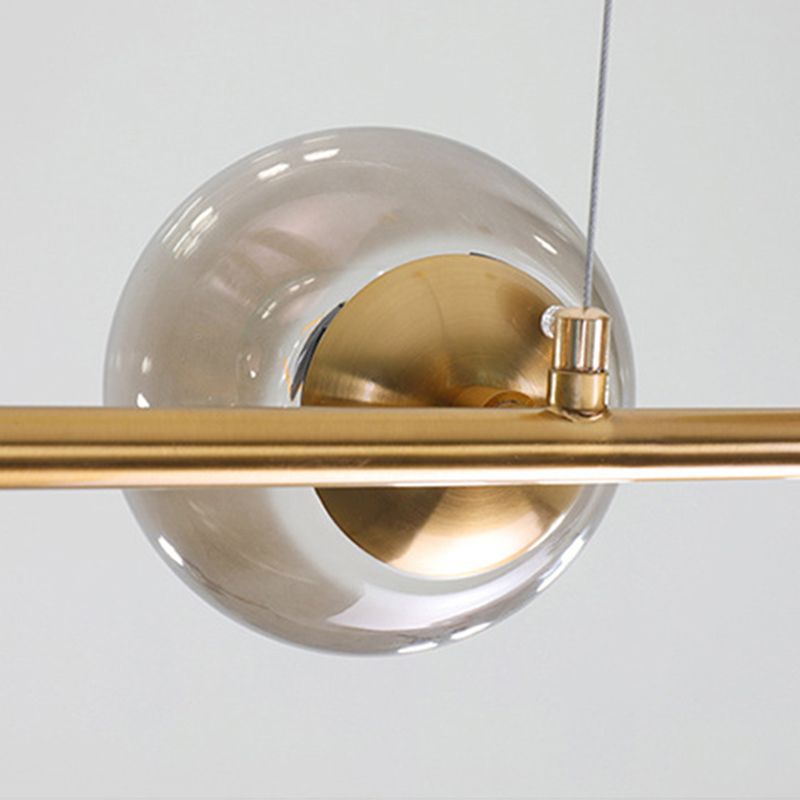 Modern Style Island Light Glass Hanging Light for Dining Room