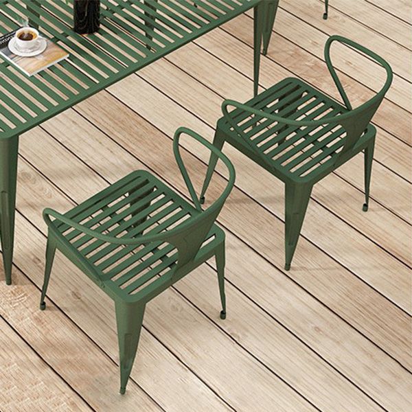 Modern Metal Bistro Set 1/5/7 Pieces Dining Bistro Set for Outdoor