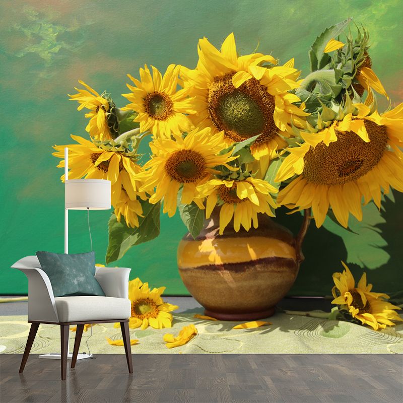 Beautiful Flower Mural Wallpaper for Home Decoration, Personalized Size