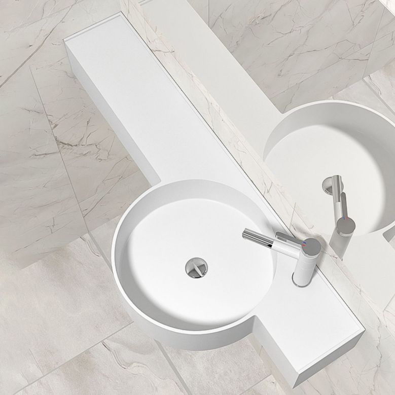 Modern Bathroom Sink Man Made Rock Specialty Vessel Bathroom Sink(Not Including Faucet)