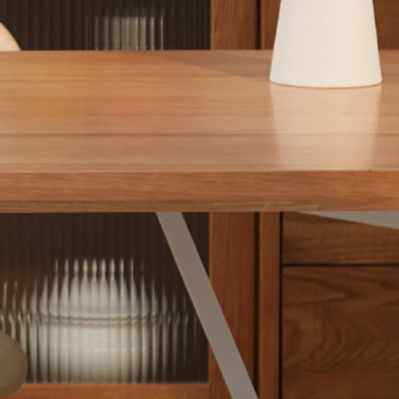 Industrial Rectangle Ash Dining Table 1/2/4/5 Pieces Dining Set for Dining Room