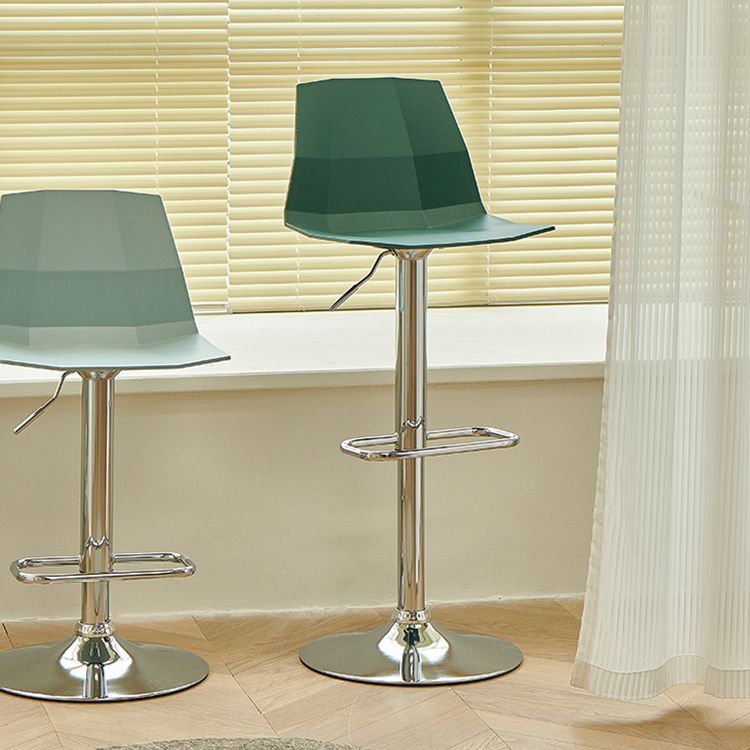 Plastic Adjustable Counter Bar Stool Modern Indoor Counter Stool with Swivel
