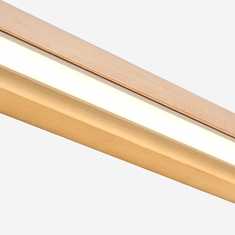 Modern Household Wall Light Creative Wall Sconce with Wooden Shade for Sitting Room