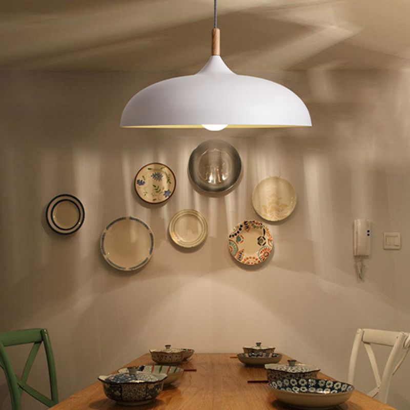 Apparecchio di illuminazione a sospensione in metallo a sospensione industriale per soggiorno