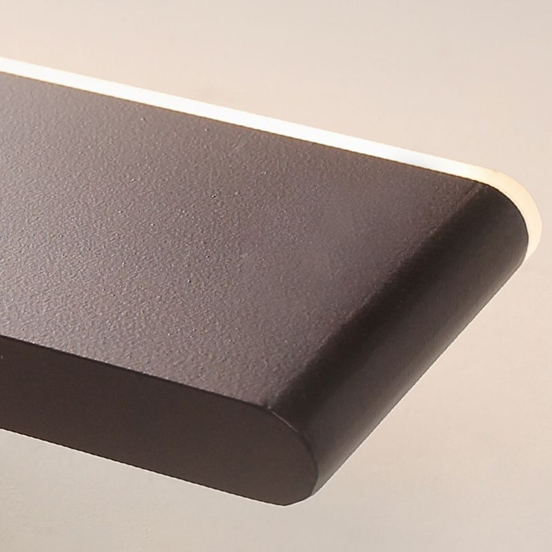 Modern Simple Iron Wall Light Rectangle Shape LED Rotatable Wall Lamp for Bedroom