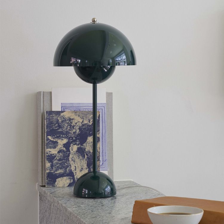 Metal Geometric Night Table Lamps Modern Style 1 Light Table Lamp