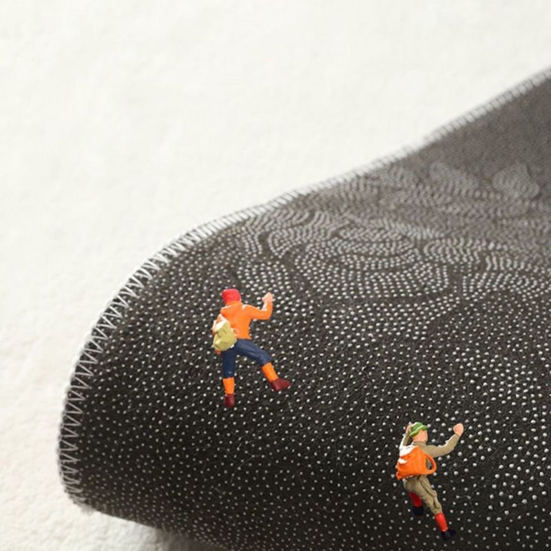 Alfombra moderna de la alfombra de tono verde, alfombra de la alfombra de la alfombra de la alfombra de poliéster, alfombra resistente a las manchas para la decoración del hogar