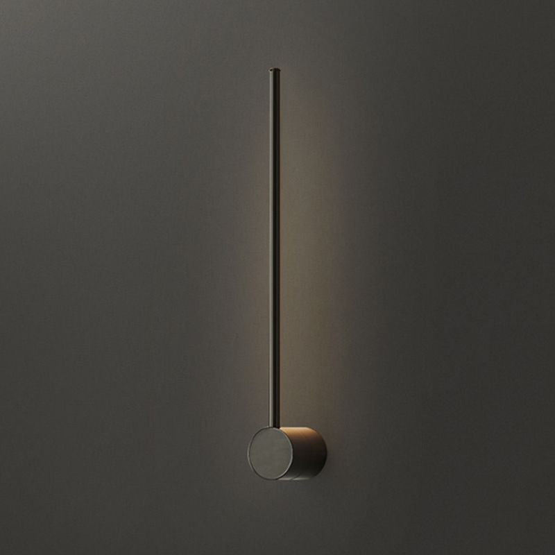 Minimalism LED Wall Sconce Thin-Line Sconce Lighting with Brass for Living Room