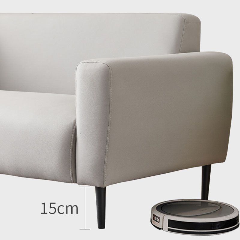 Modernism Square Arm Sofa 3-Seater 29.13" D x 27.56" H Loveseat