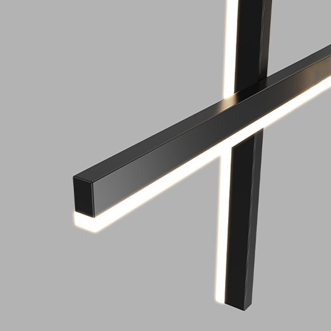 Modern Linear Chandeliers Island Light Fixtures Metal Chandeliers for Dining Room