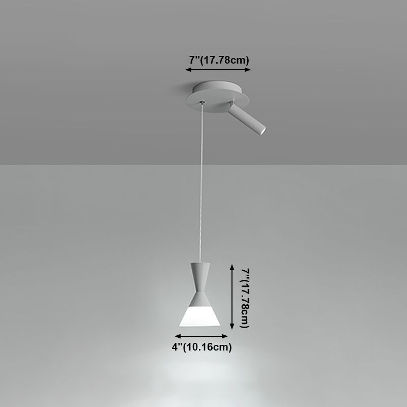 Éclairage nordique de petit pendentif blanc