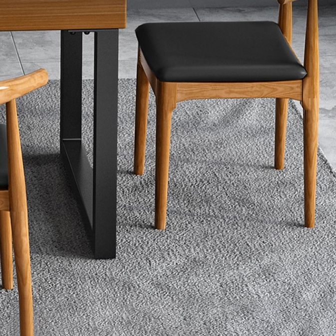 Moderner Stil Holzbraun Dining † Raum