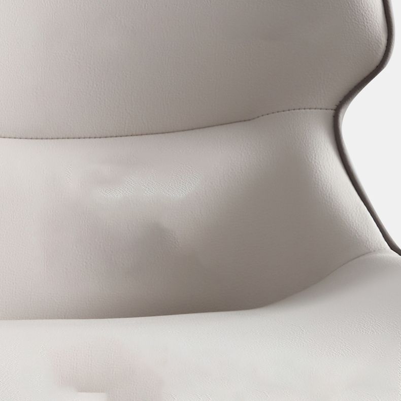 Contemporary Style Dining Chairs Arm Dining Chairs with Metal Legs for Kitchen