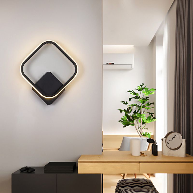 1-Light Sconce Light Modern Metal Sconce Light Fixture for Bedroom