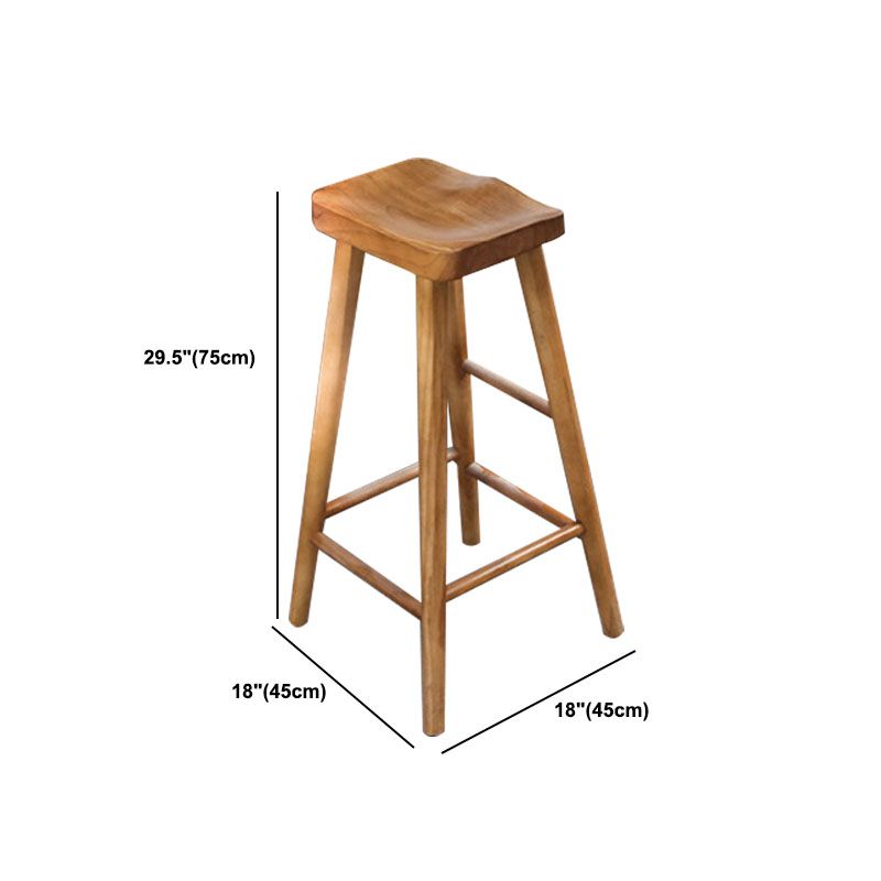 Industrial 1/2/3 Pieces Bar Table Set Rectangle Bar Table with High Wood Stools