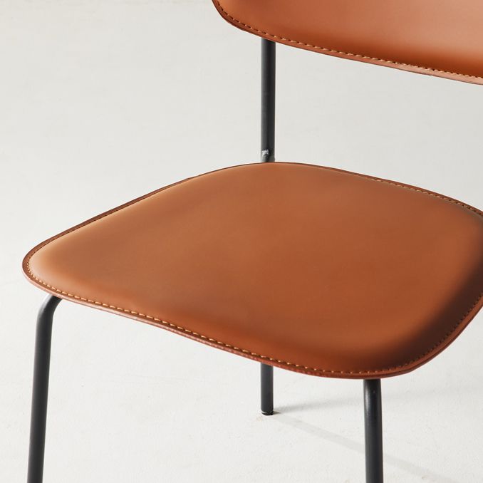 Chaise d'appoint empilable, chaise industrielle à dossier ouvert, sans accoudoirs, pour salle à manger