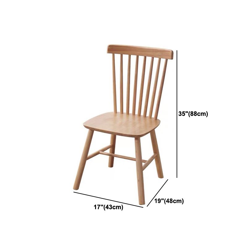 Modern Rubber Wood Dinette Set 1/2/4/5/7 Pieces Round Beige Dining Table Set