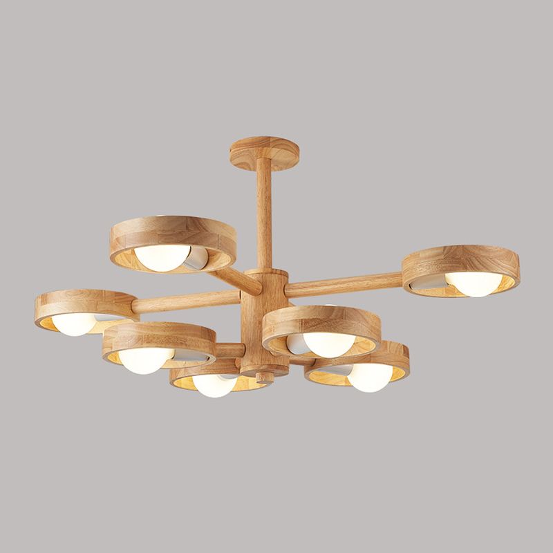 Multi -Leuchtring -Zweighängung mit Gummiholzhängung von Gummi -Hängern für das Studium