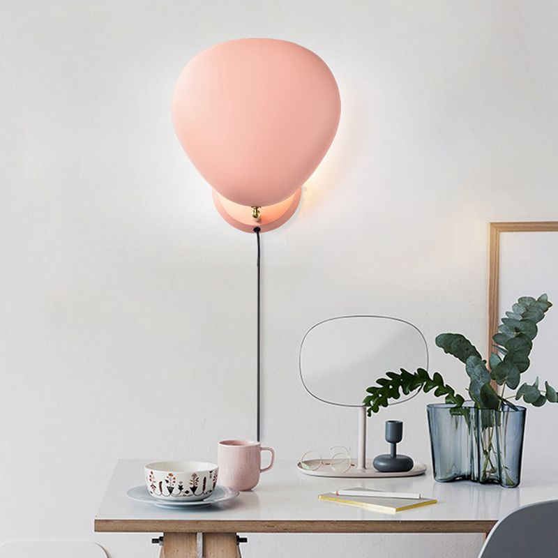 Metal Sphere Shape Wall Lights Modern Style 1 Head sconce light for Hallway