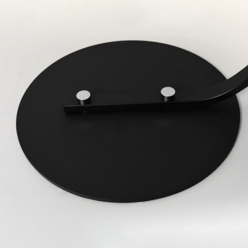 Metal Camber Shape Floor Lighting Modern 1-Light Floor Light for Living Room
