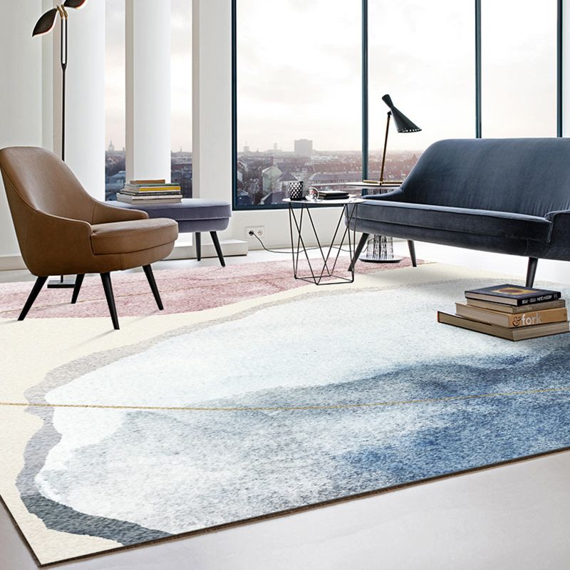 Stijlvolle moderne tapijtgrijs geometrische printruimte Tapijten Polyester Niet-slip achterste tapijt voor thuisdecoratie