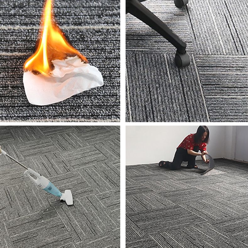 Indoor Carpet Tiles Level Loop Carpet Tiles with Fire Resistant