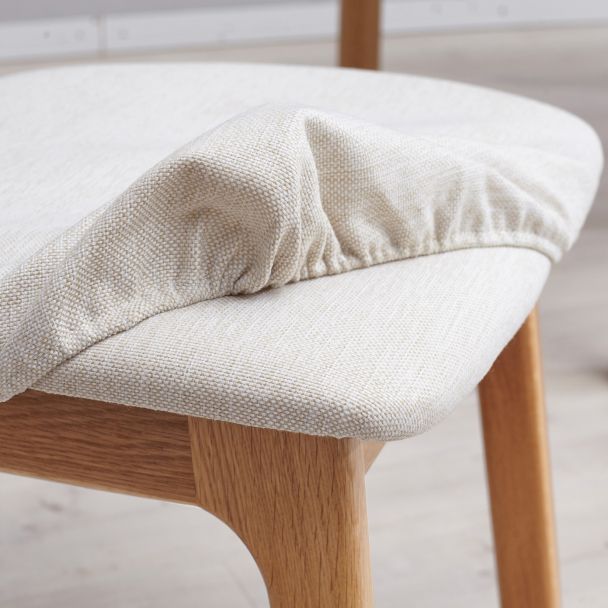 Sedia sala da pranzo scandinava in legno massiccio.