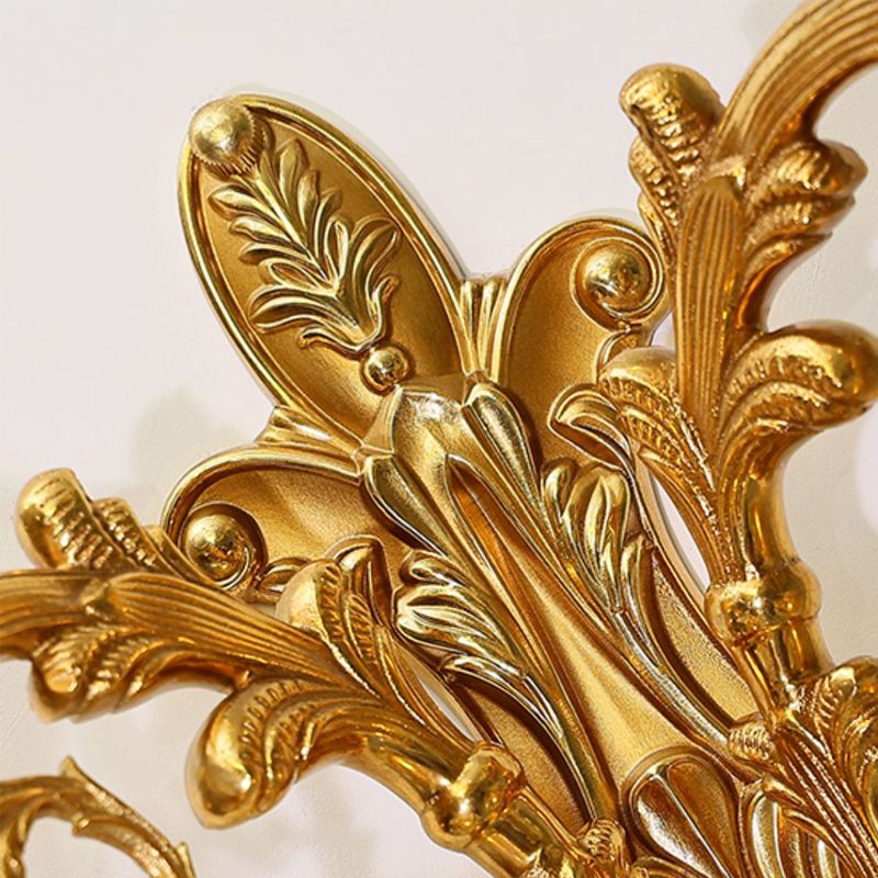 Cone Shape Metal Wall Lighting Modern Style Multi Lights Wall Mounted Light in Gold