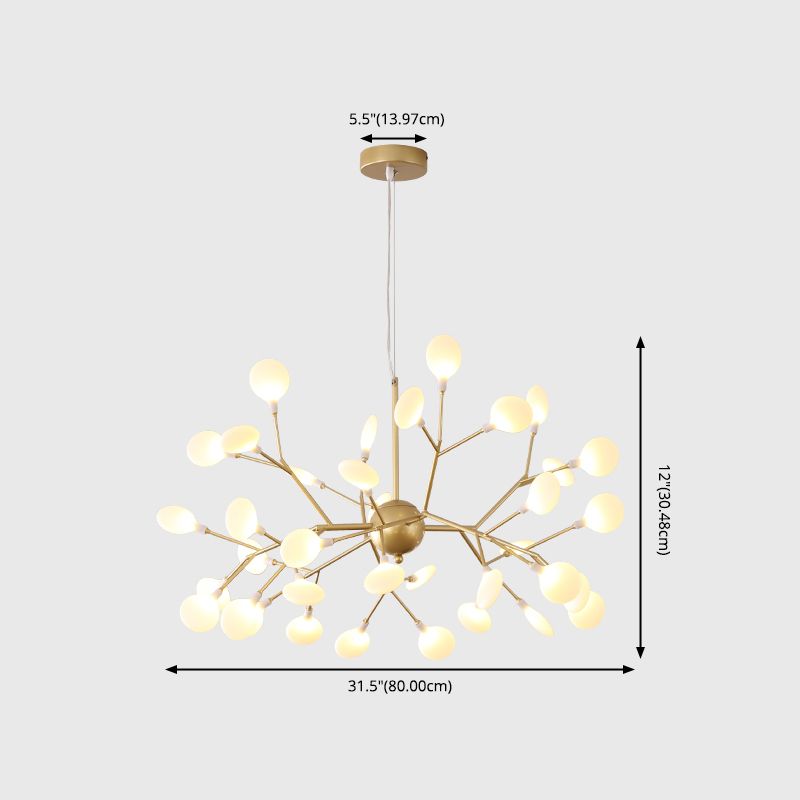 Lampadari moderni per sala da pranzo lampadario a pendente in metallo a sospensione orbicolare