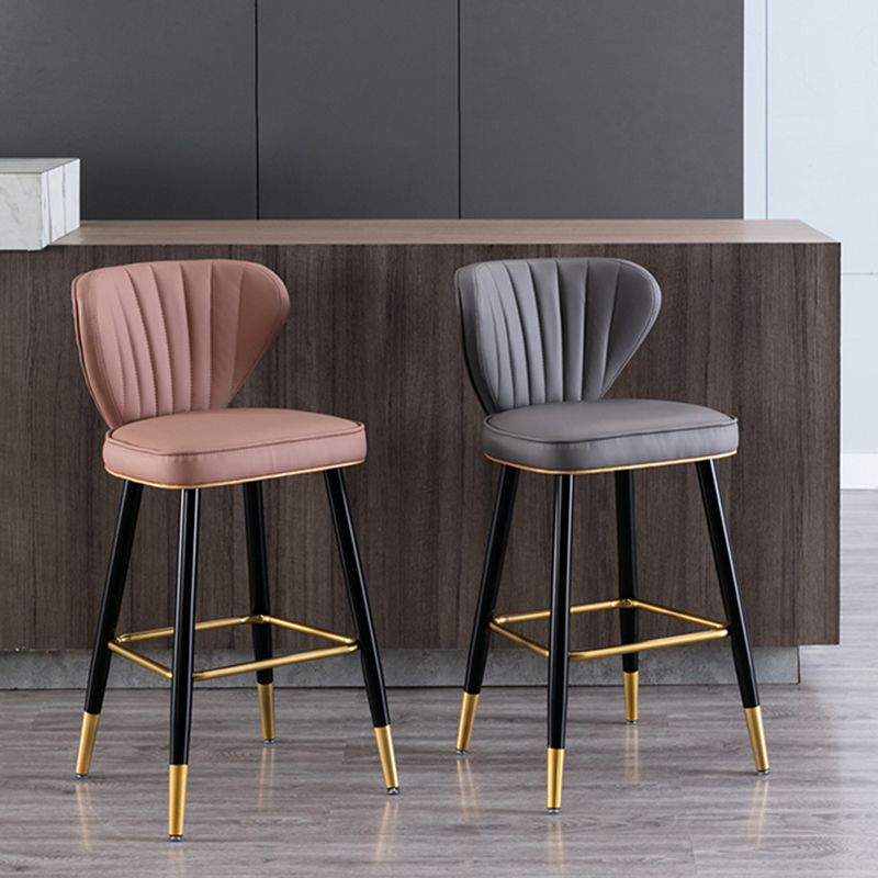 Industrial Counter Chair Low Back Counter Height Stools for Restaurant
